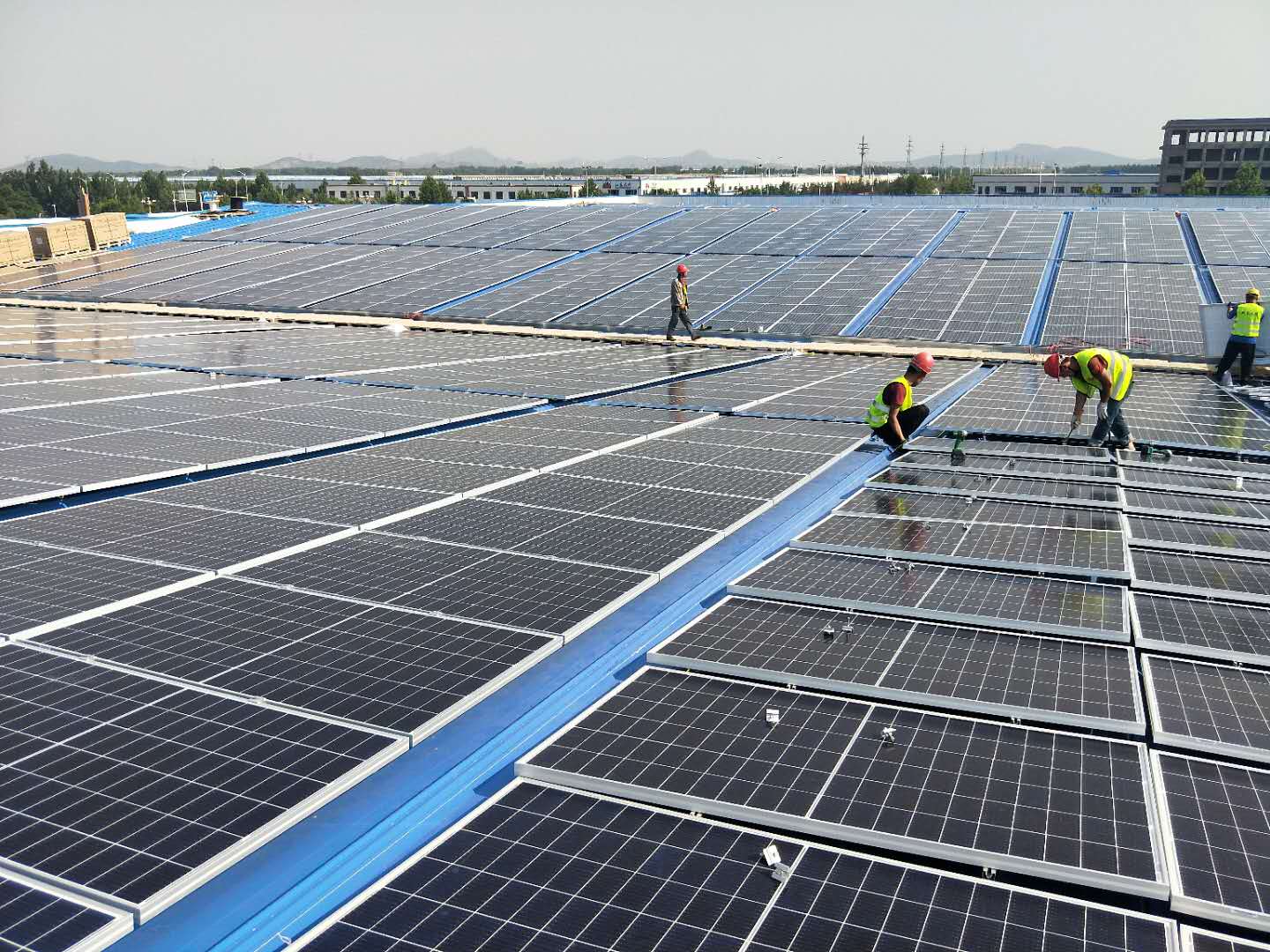 推进绿色能源发展大业股份就近用好“风光”