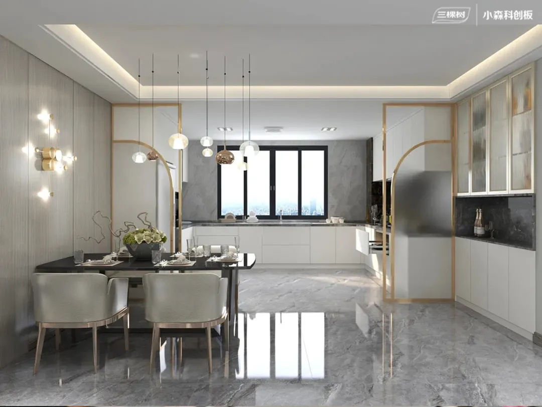 小森科创板餐厨空间效果图 小森科创板餐厨空间效果图