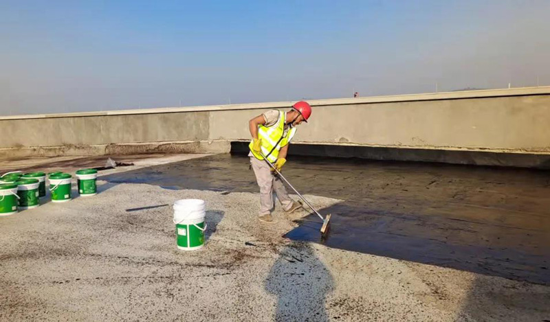 屋面大面积施工