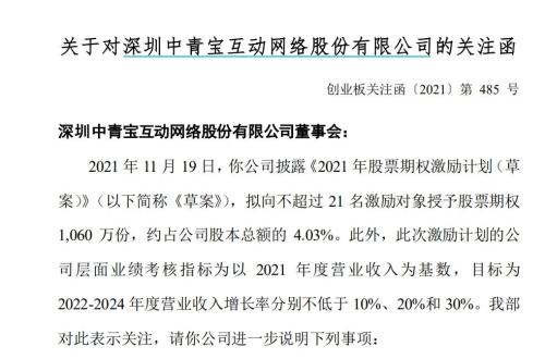 元宇宙大牛股中青宝推股权激励,实控人父子占了一半!交易所灵魂拷问,是否利益输送?