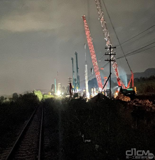 泰国中泰高铁桩基项目HSR C3-3 标段现场