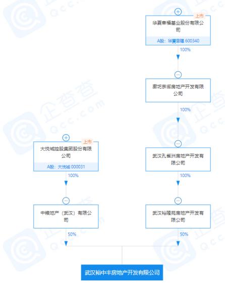 华夏幸福武汉控股公司再被冻结价值1.2亿股权