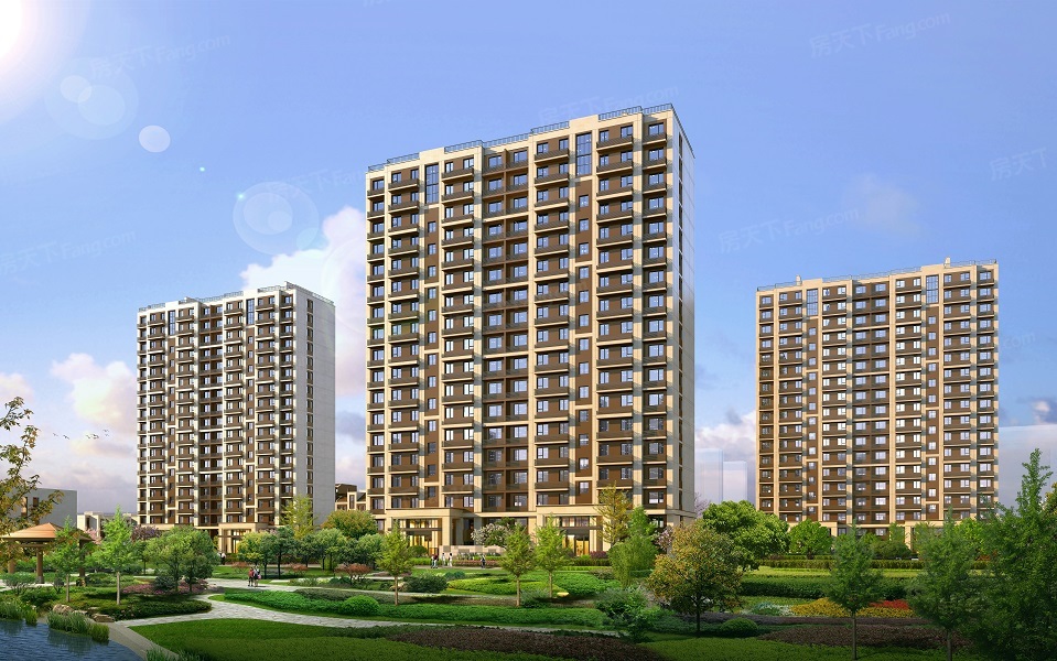 中国铁建·国际公馆楼栋效果图 4