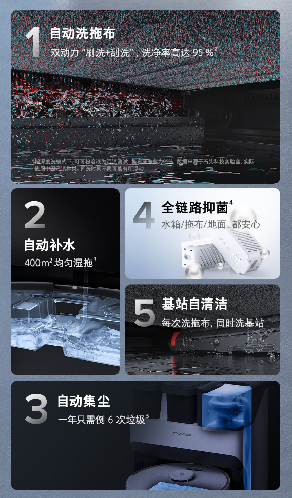 石头科技年度旗舰:自清洁扫拖机器人 G10S 系列发布,4799 元起