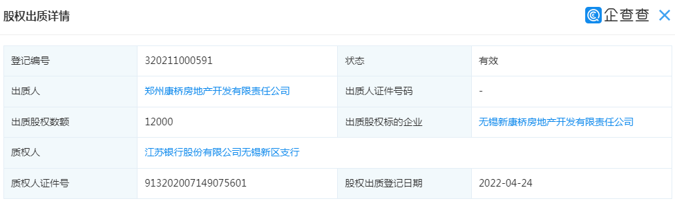 郑州康桥地产出质无锡新康桥1 郑州康桥地产出质无锡新康桥1
