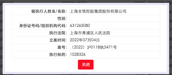 全筑股份七月份接连六次被法院列为被执行人执行标的约344.4万元 全筑股份七月份接连六次被法院列为被执行人执行标的约344.4万元