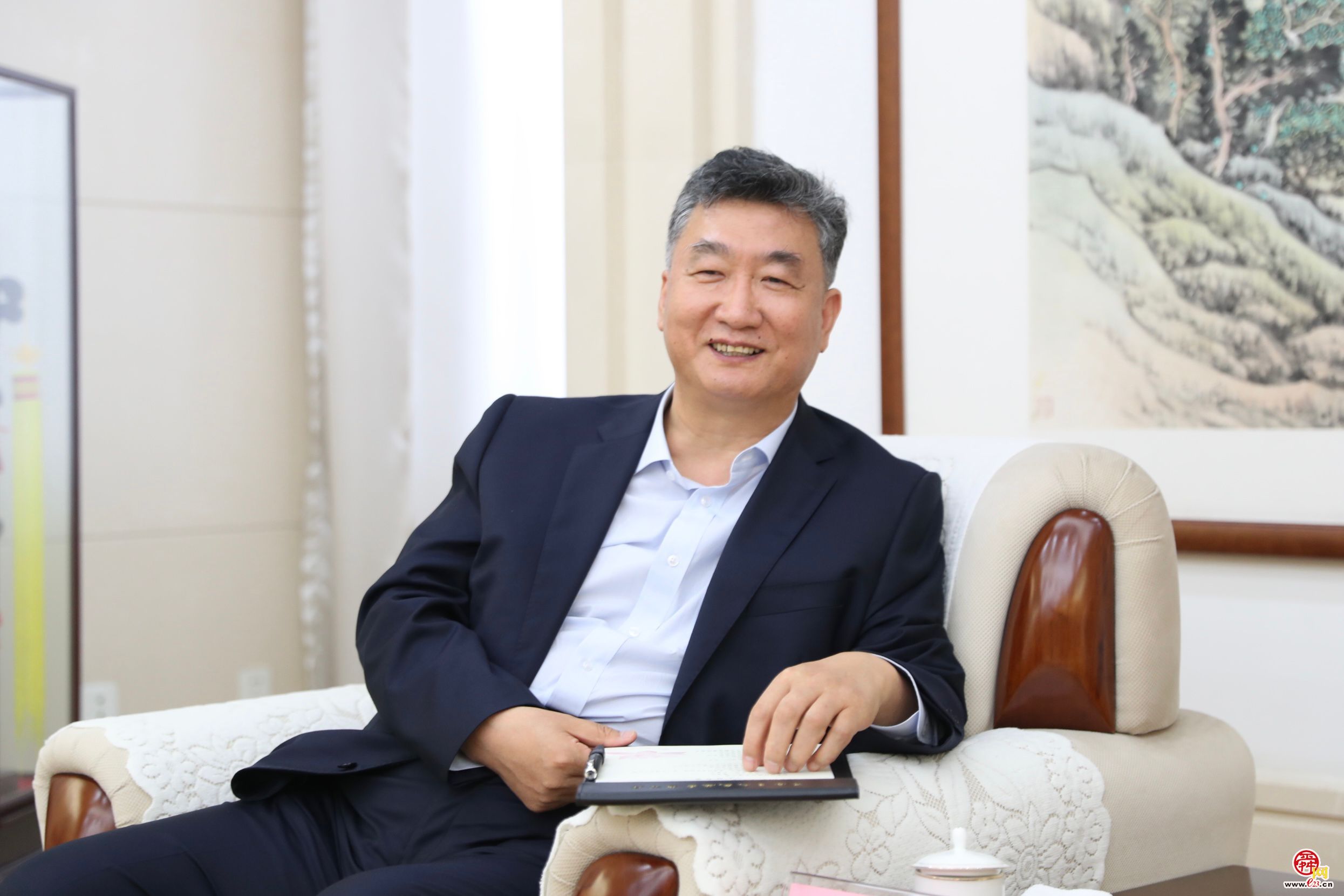 于海田会见北京银行客人