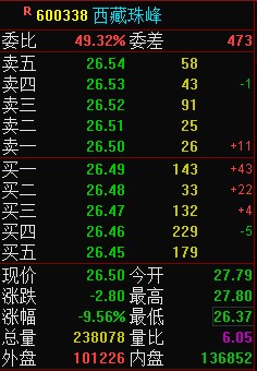 点击看大图 股价大跌触及跌停!西藏珠峰盐湖提锂项目再度生变,上交所紧急问询!网友:凭借一己之力带崩了整个板块