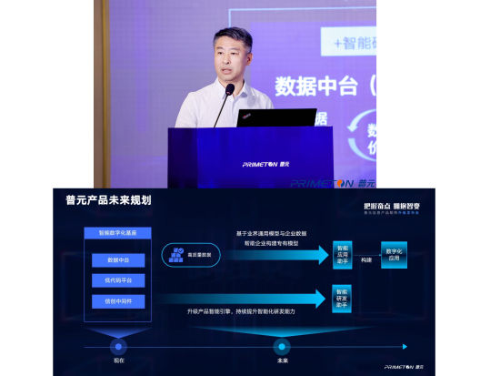 普元信息CTO焦烈焱发表《全面拥抱智能化变革的时代》演讲 普元信息CTO焦烈焱发表《全面拥抱智能化变革的时代》演讲