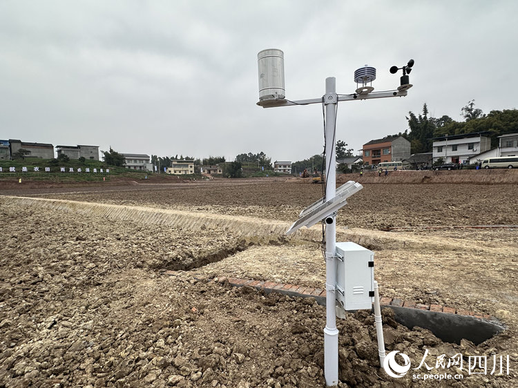 安装好的智慧农业设备。人民网记者王波摄
