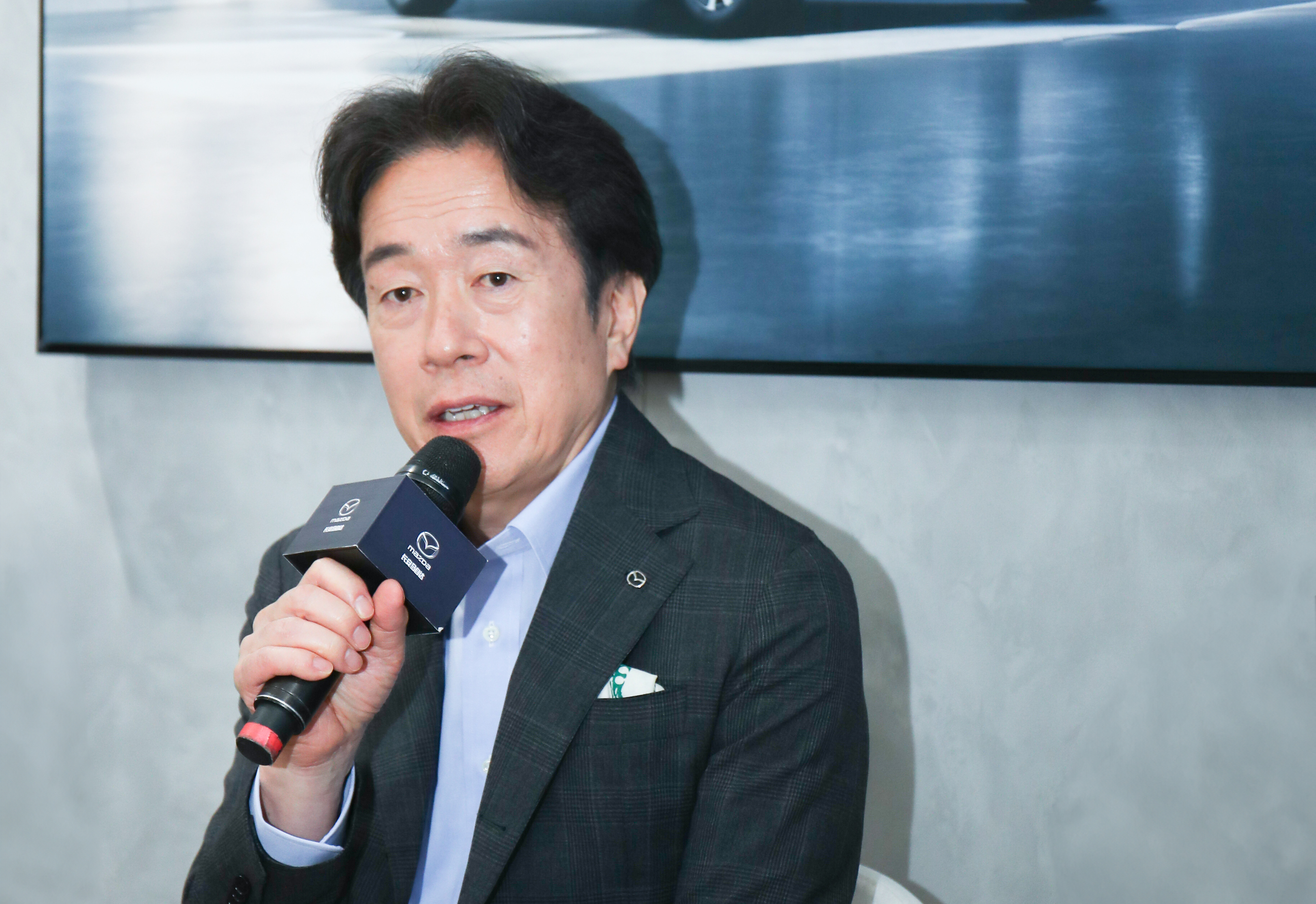 北京车展马自达EZ-6发布,社长毛笼胜弘表示将加强与长安汽车合作