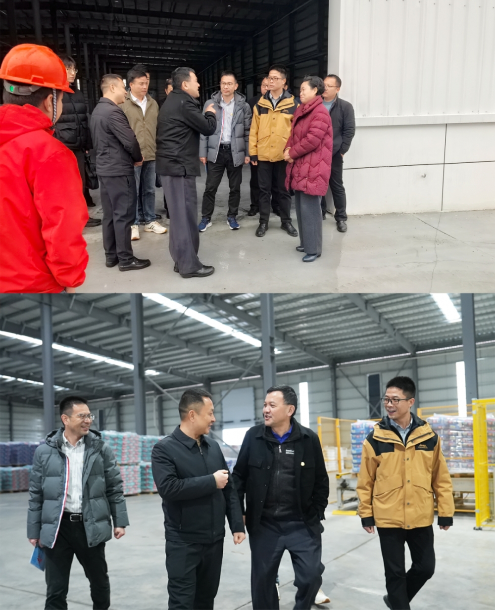 东方雨虹董事长李卫国与吉安市委书记罗文江一行见面交流