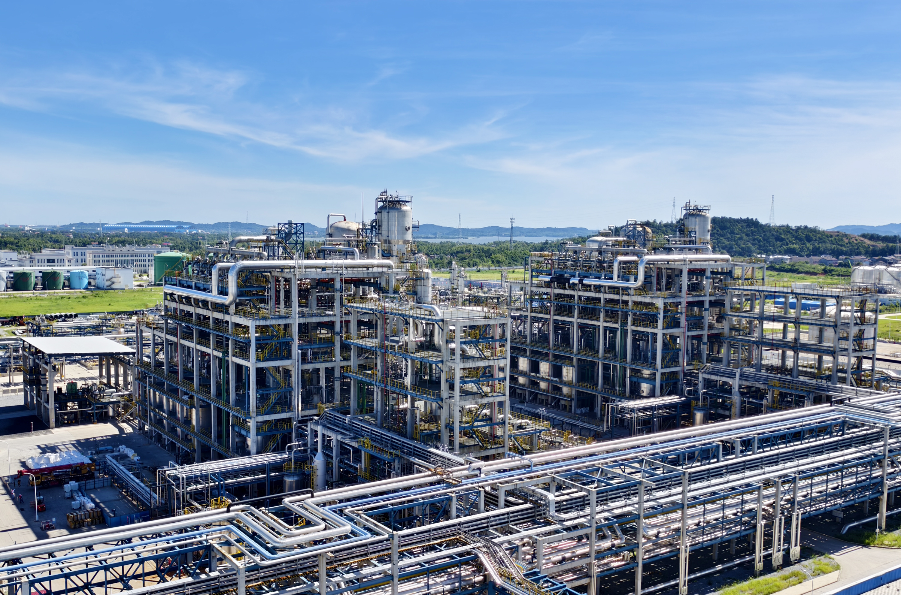 湖南石化双氧水生产装置（林湘/摄）