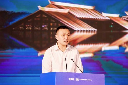 (上海市松江区投资促进和企业服务中心主任许浩)