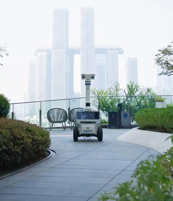 “招小巡”智能化巡检设备在重庆落地。招商积余重庆公司供图