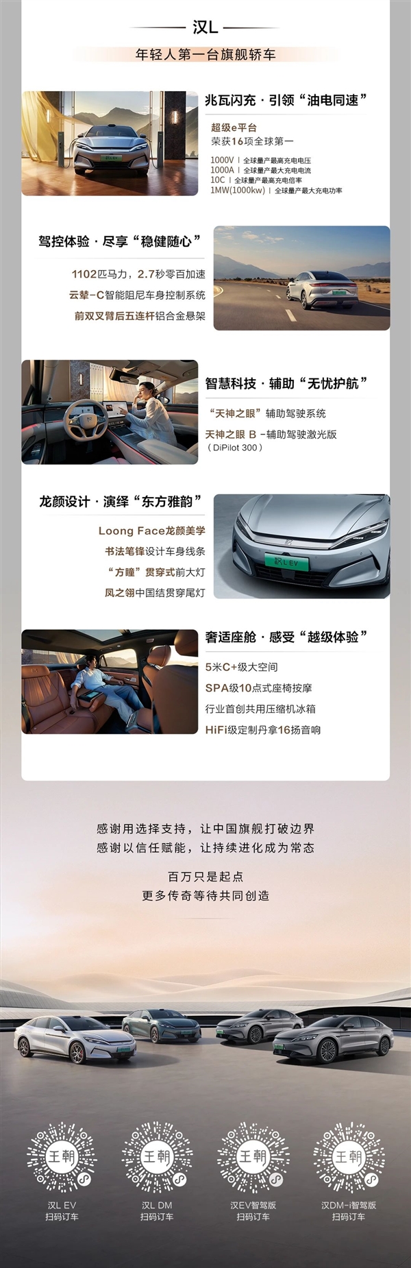 比亚迪汉百万车主画像发布：年轻人占比超64%近4成未婚