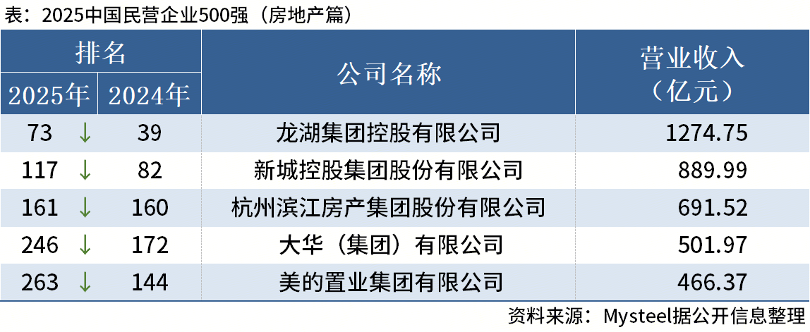 25民营企业500强