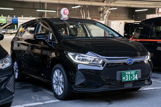  Miyako Taxi车队里的比亚迪E6