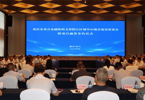 座谈会现场。恒丰银行重庆分行供图