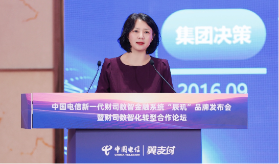 （中国电信财务公司总经理叶丽春《中国电信财务公司数智化转型实践经验分享》）