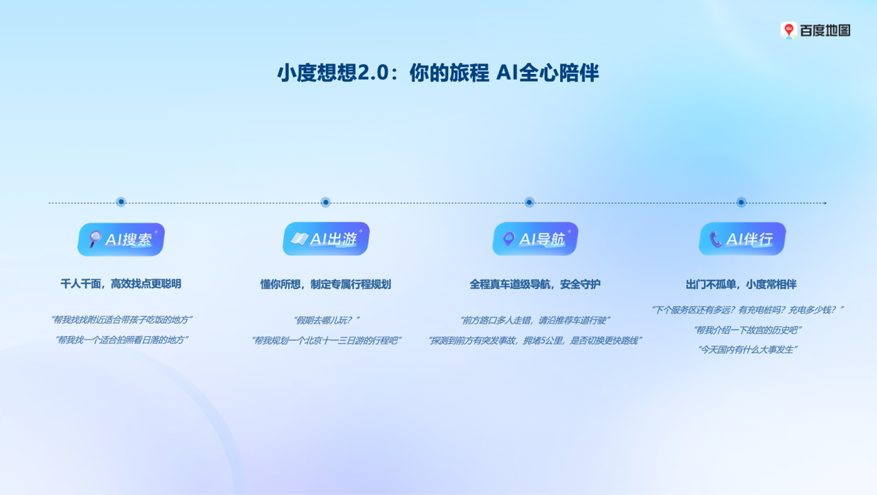 智能体大规模上车，百度地图发布全新升级版出行智能体