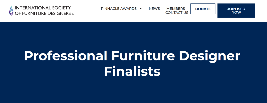 2025美国国际尖峰设计奖决赛入围者公布网页