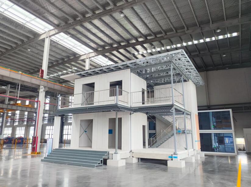 装配式钢结构建筑。